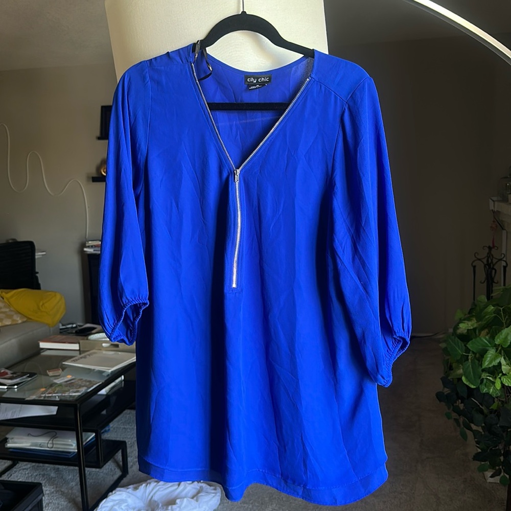 City Chic Blue Women's Top
